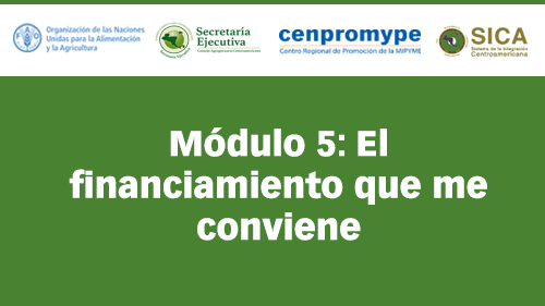 Módulo 5: El financiamiento que me conviene